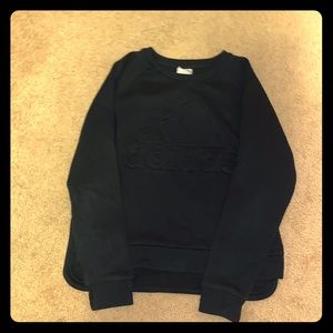Black adidas crewneck